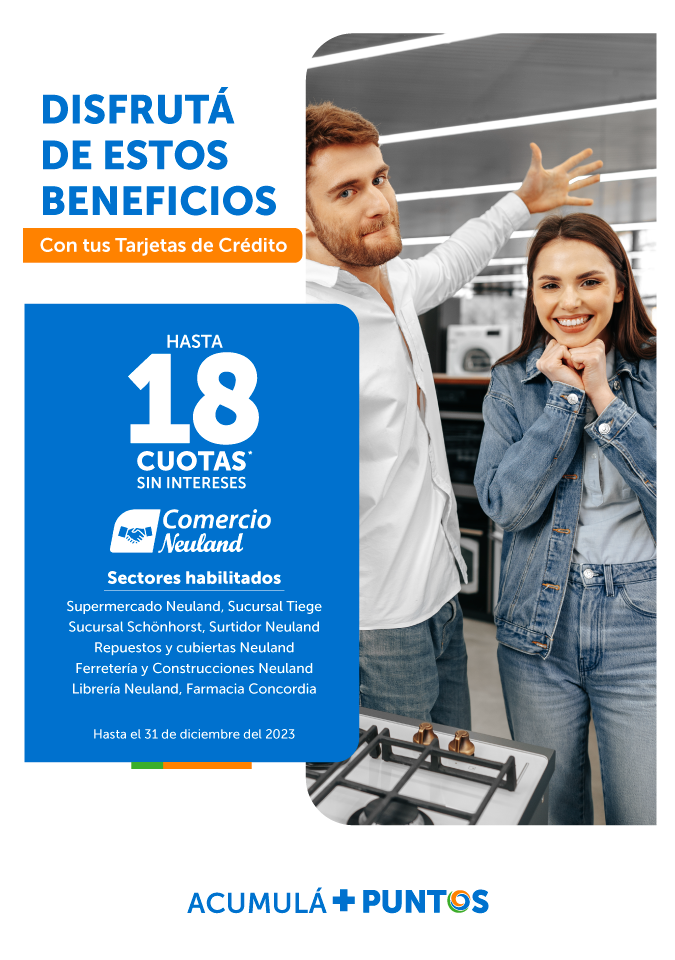 Promoción Comercios Cooperativa Neuland