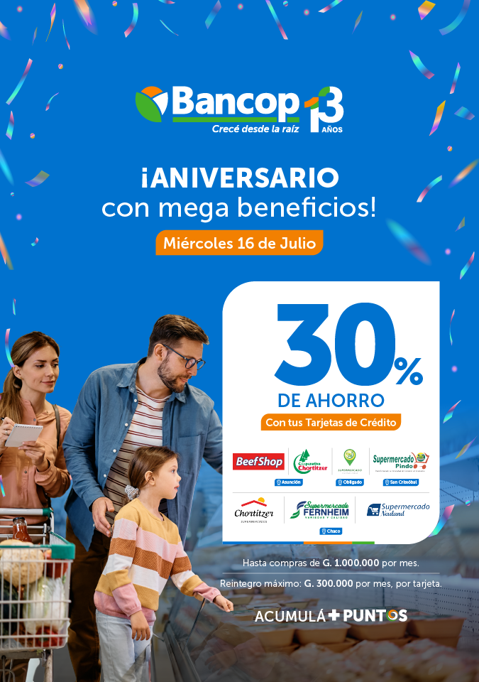 ANIVERSARIO SUPERMERCADOS ACCIONISTAS
