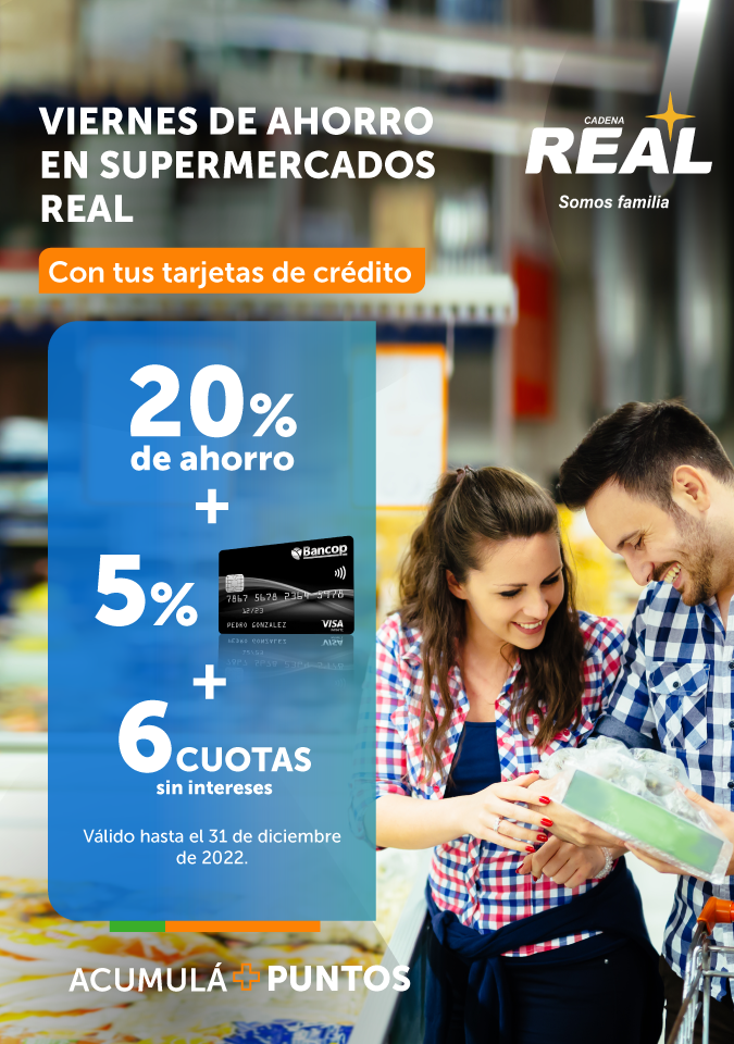Beneficio Supermercados Cadena Real