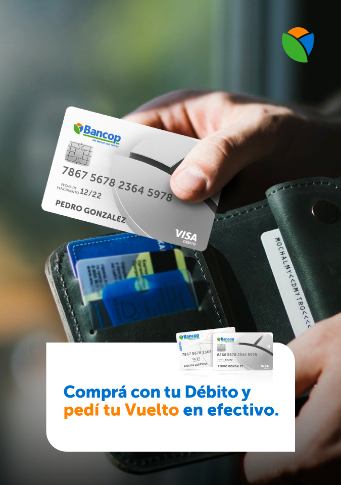 Vuelto con Tarjetas de Débito