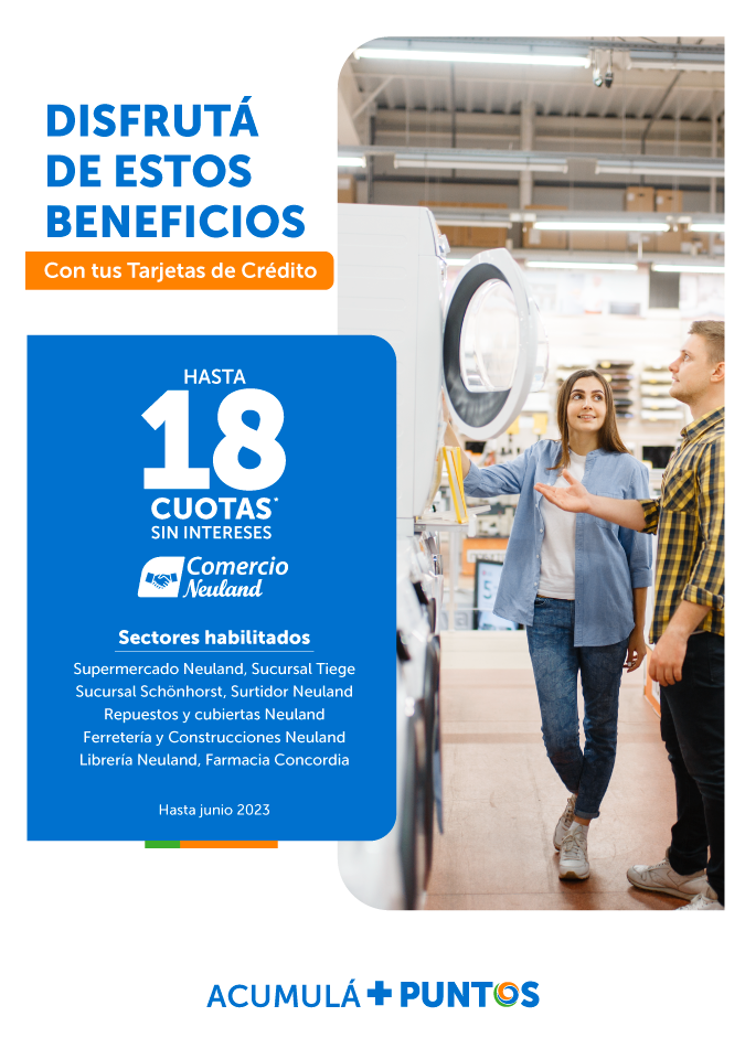 Promoción Comercios Cooperativa Neuland